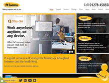 Tablet Screenshot of pccomms.net